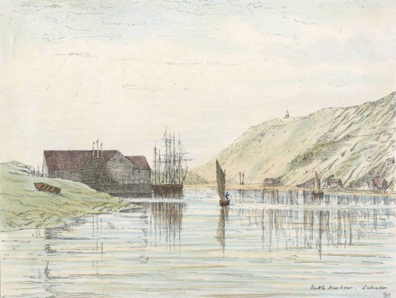 Sketches of Newfoundland and Labrador - Battle Harbour [II] (1858)