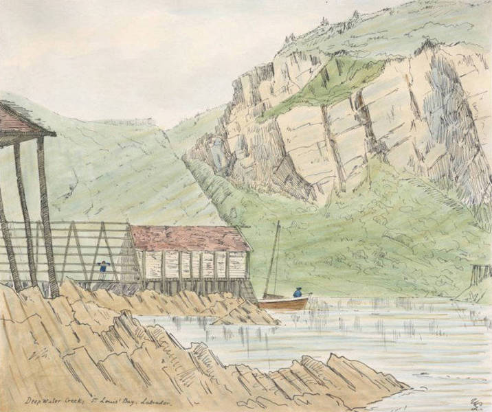 Sketches of Newfoundland and Labrador - Deep Water Creek (1858)