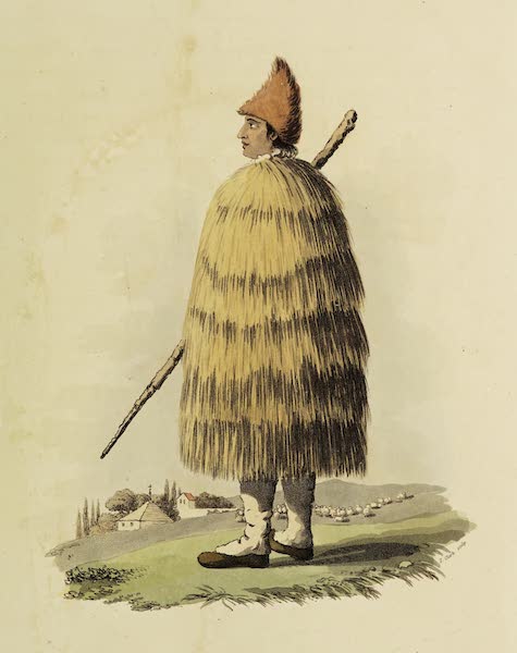 Sketches of Portugal and Spain - Peasant in a Straw Coat (1809)