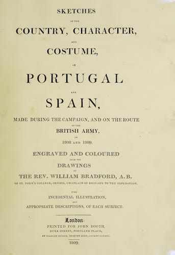 Wellcome Collection - Sketches of Portugal and Spain