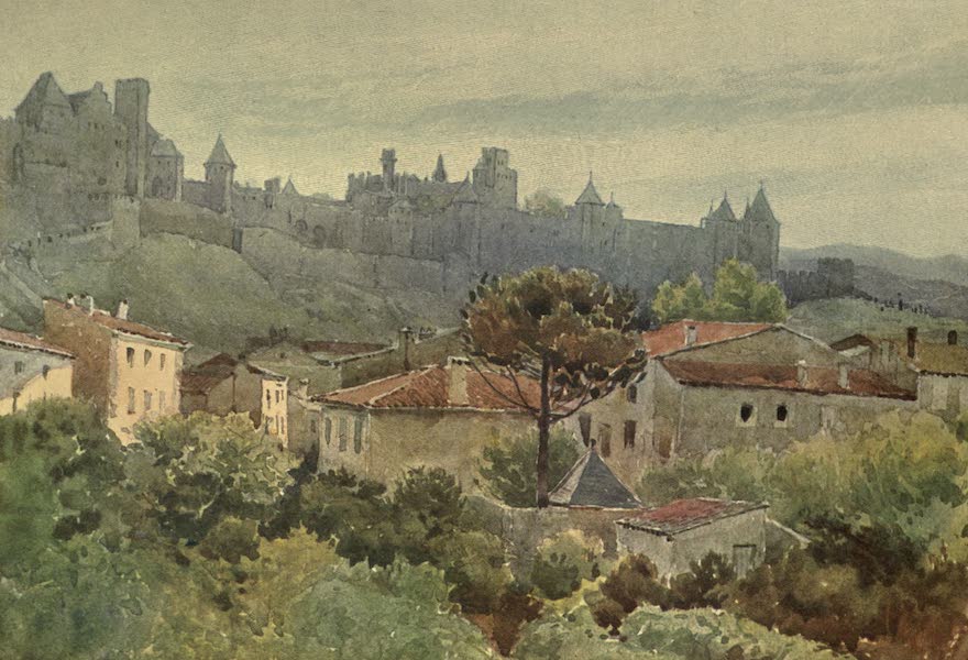 Sketches on the Old Road Through France to Florence - Carcassone, Cite (1904)
