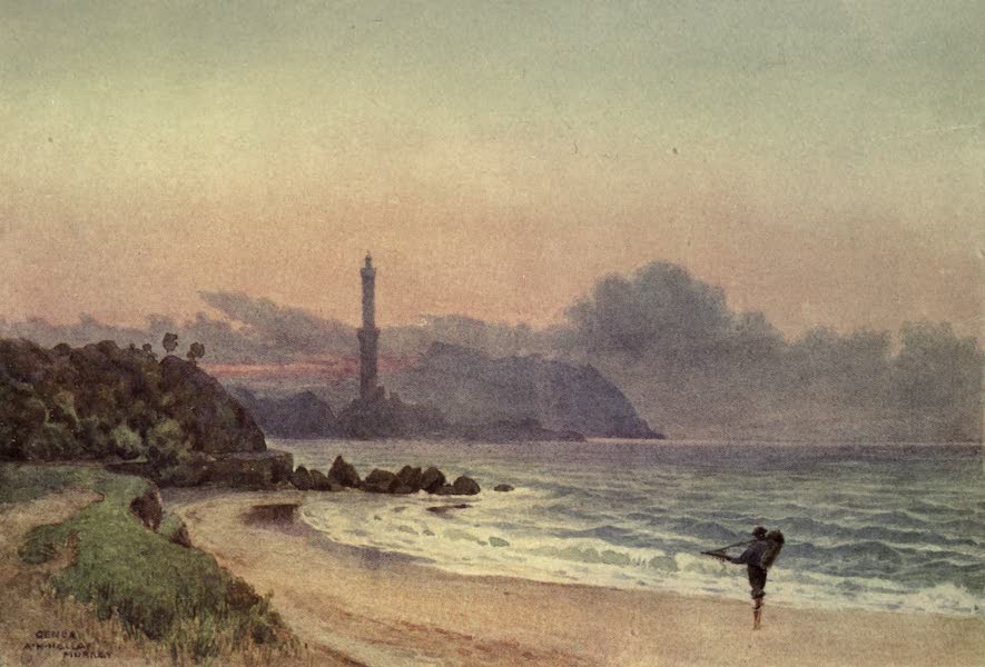 Sketches on the Old Road Through France to Florence - Genoa, Lighthouse (1904)