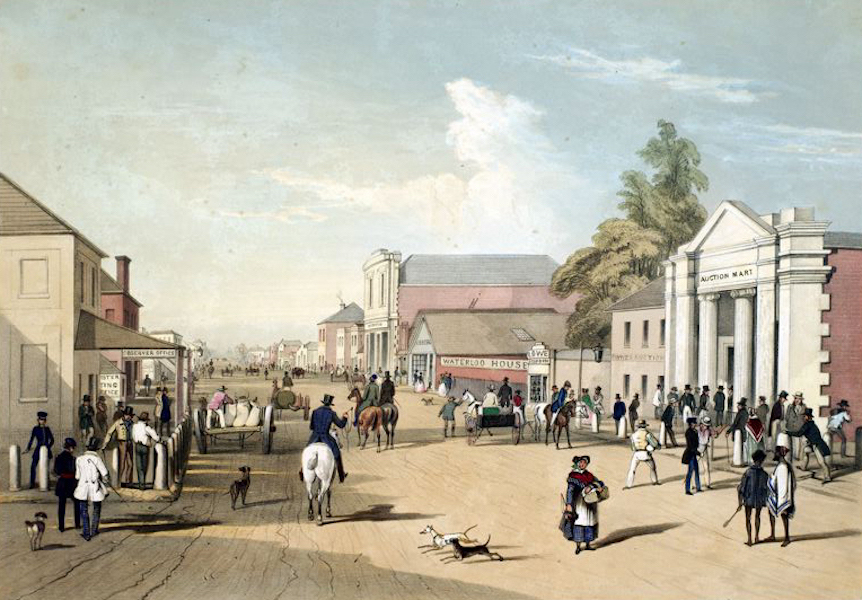 Adelaide Hindley Street from the corner of King William Street; looking west