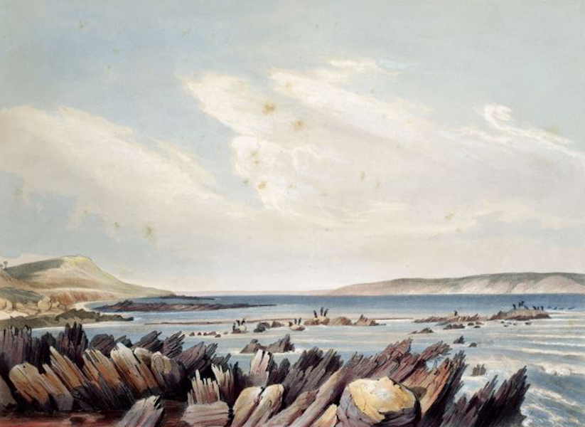 South Australia Illustrated - Cape Jervis, with part of Kangaroo Island (1847)