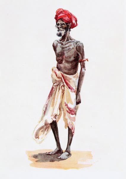 A Man belonging to one of the Forest Tribes of the Western Ghats