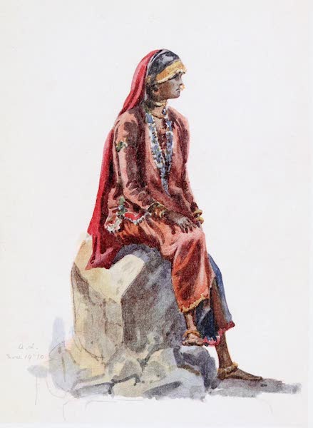 A Woman of the Tribe of Indian Gipsies known as Lumbadi