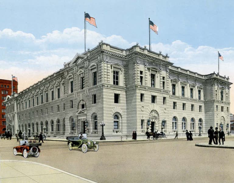 Souvenir of San Francisco, California - The Post Office and Federal Building (1914)