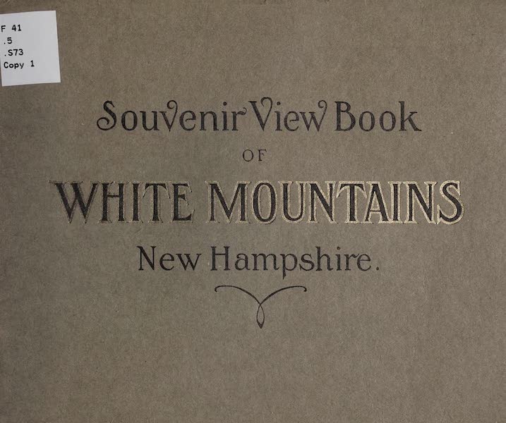 Souvenir View Book of the White Mountains - Front Cover (1923)