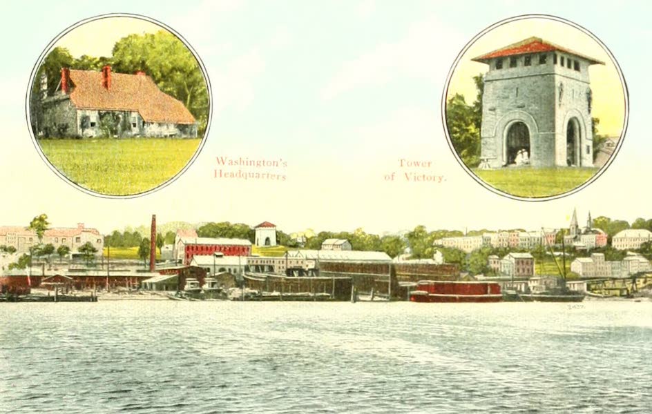 Souvenir Views of the Hudson River Vol. 3 - Newburgh, N.Y., from Hudson River (1909)