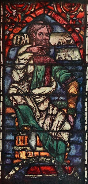 Stained Glass of the Middle Ages in England and France - Methuselah, Canterbury, originally in choir clerestory. Twelfth century (1913)