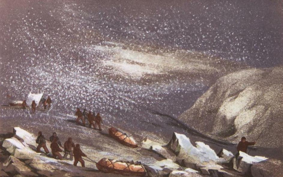 Stray Leaves from an Arctic Journal - Sledge Travelling (1852)