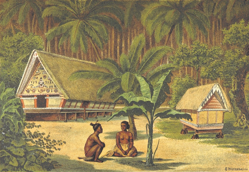 Palao - Gemeindehaus and Hutte fur gute Geister