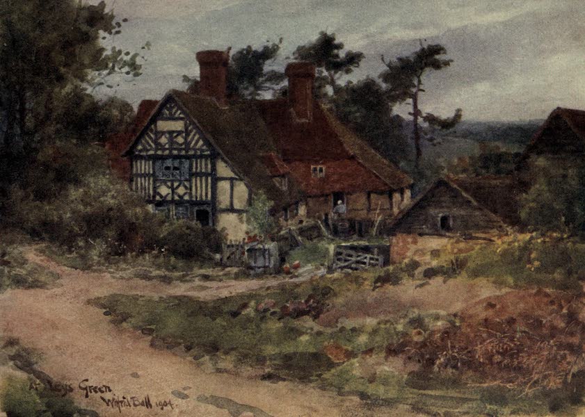 Sussex Painted and Described - The Mermaid Inn, Rye (1906)