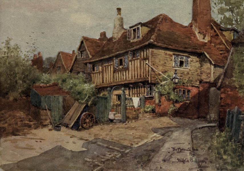 Sussex Painted and Described - The Mermaid Inn, Rye (1906)