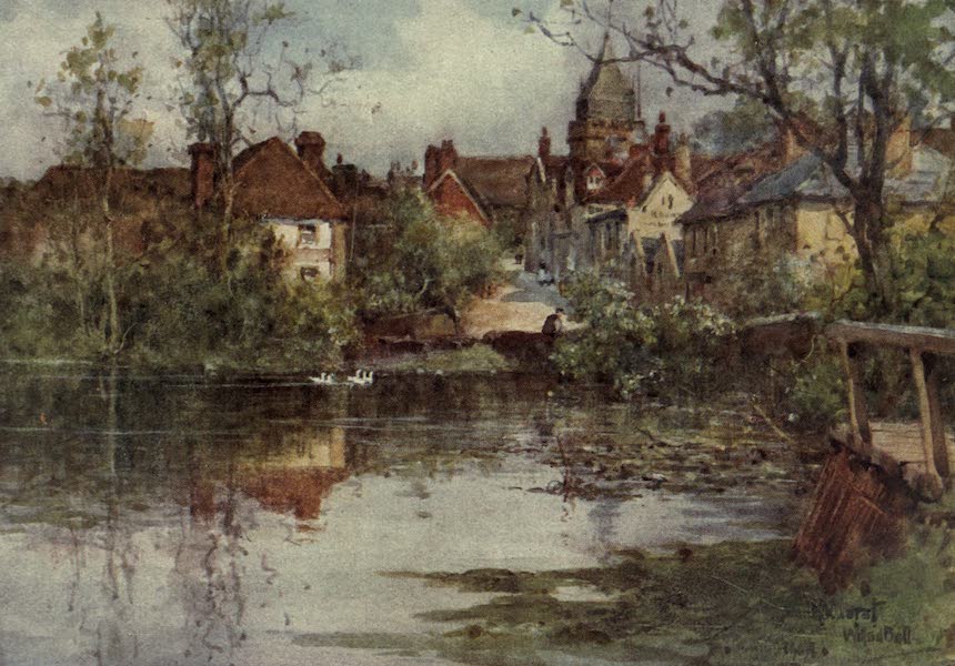 Sussex Painted and Described - Mill Pool, Midhurst (1906)