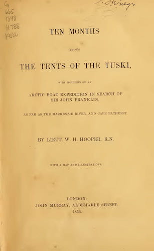 Biodiversity Heritage Library - Ten Months Among the Tents of the Tuski