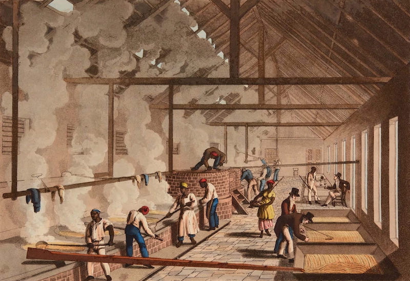 Interior of a Boiling House on Delap's Estate, Antigua