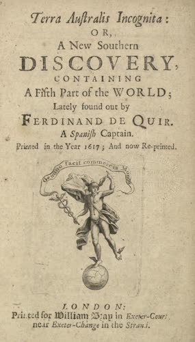 Terra Australis Incognita, or A New Southern Discovery - Title Page