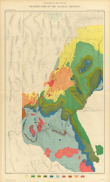 Geological Map of the Western Part of Plateau Province