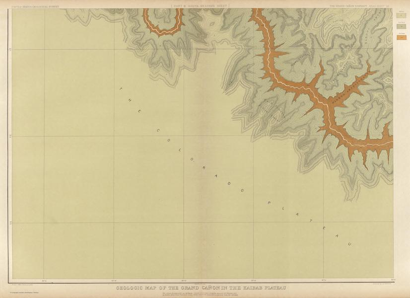 Geologic Map of the Southern Part of the Kaibab Plateau. [Part III. South-Western Sheet]