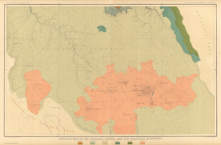 Geologic Map of the Colorado Plateau and San Francisco Mountains