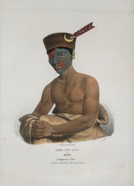 The Aboriginal Port Folio - Kee-me-one or Rain, a Chippeway Chief (1836)