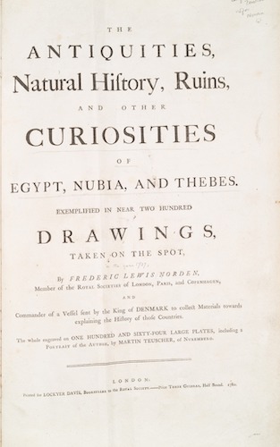Archaeology - The Antiquities, Natural History, Ruins, and Other Curiosities of Egypt