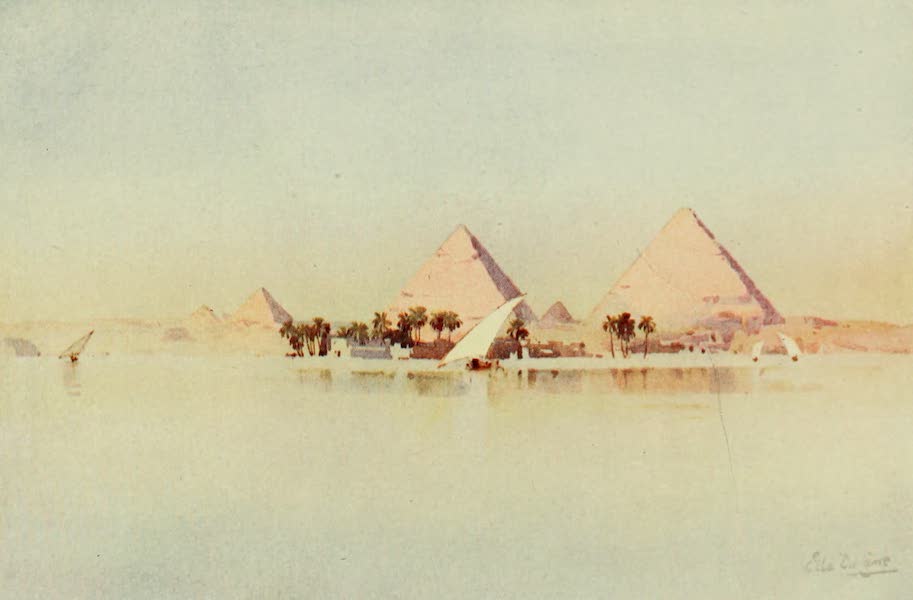 The Banks of the Nile - The Great Pyramid at Giza (1913)