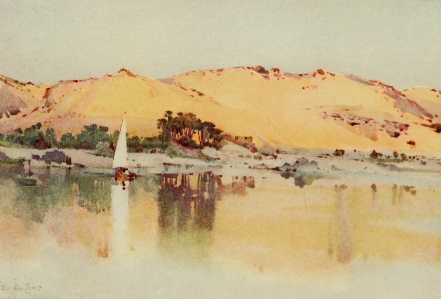 The Banks of the Nile - Sand-Slopes on the West Bank of the Cataract (1913)