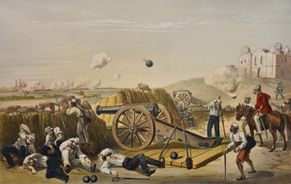 The Campaign in India - Heavy Day in the Batteries (1859)