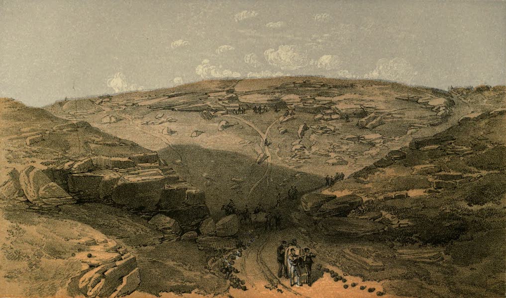 The Campaign in the Crimea [Series I] - Valley of the Shadow of Death. Caves in the Woronzoff Road, behind the Twenty-one Gun Battery (1855)