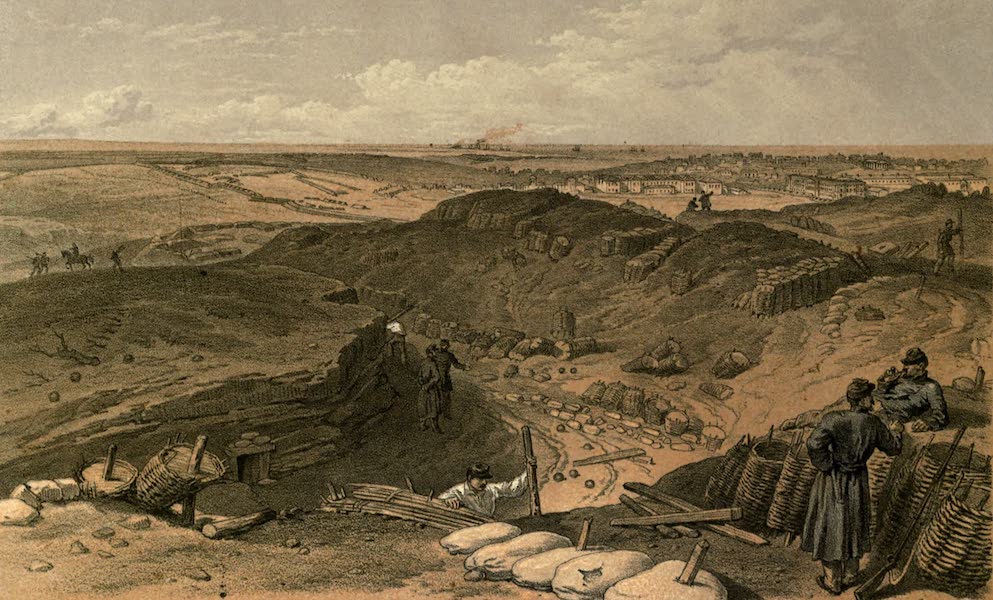The Campaign in the Crimea [Series II] - Ditch of the Malakoff, Gervais Battery, and Rear of the Redan (1856)