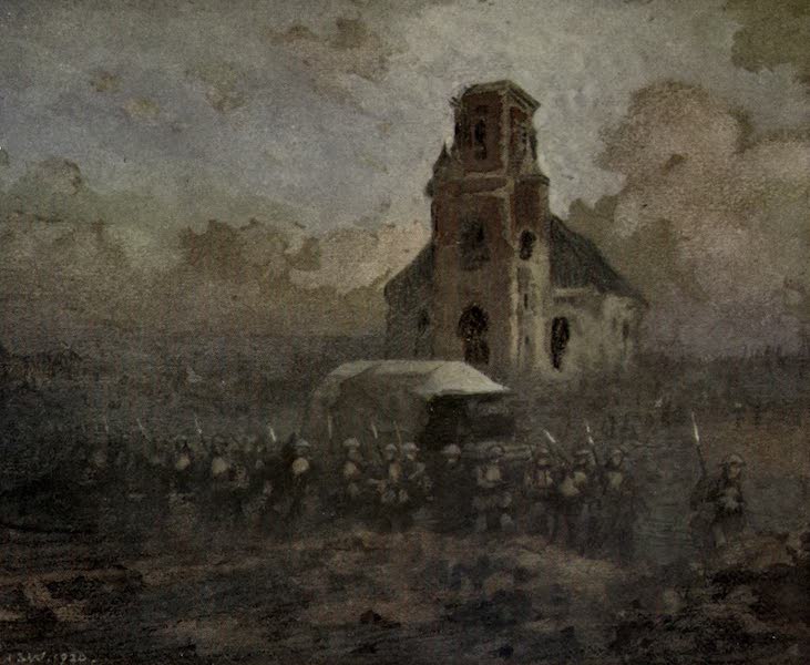 The Canadian Front in France and Flanders - Bourlon Church (1920)