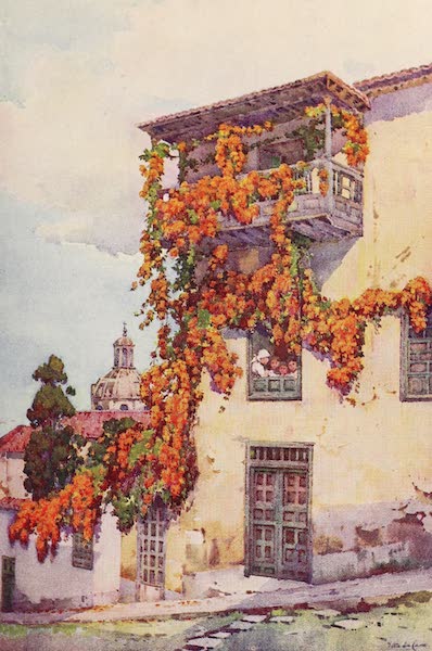 The Canary Islands, Painted and Described - An Old Balcony (1911)