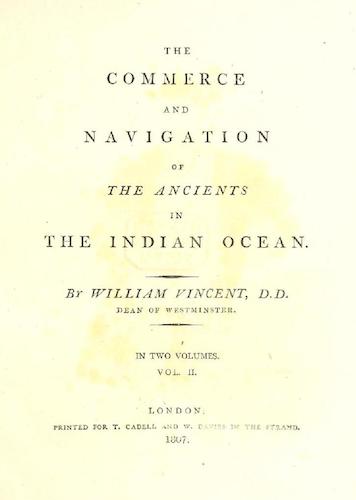 Ancient History - The Commerce and Navigation of the Ancients in the Indian Ocean Vol. 2