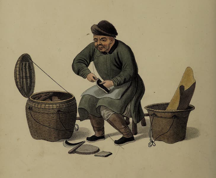 The Costume of China - A Shoemaker (1800)