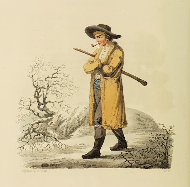 The Costume of the Hereditary States of the House of Austria - A Peasant of Upper Carniola in his Winter Dress (1804)