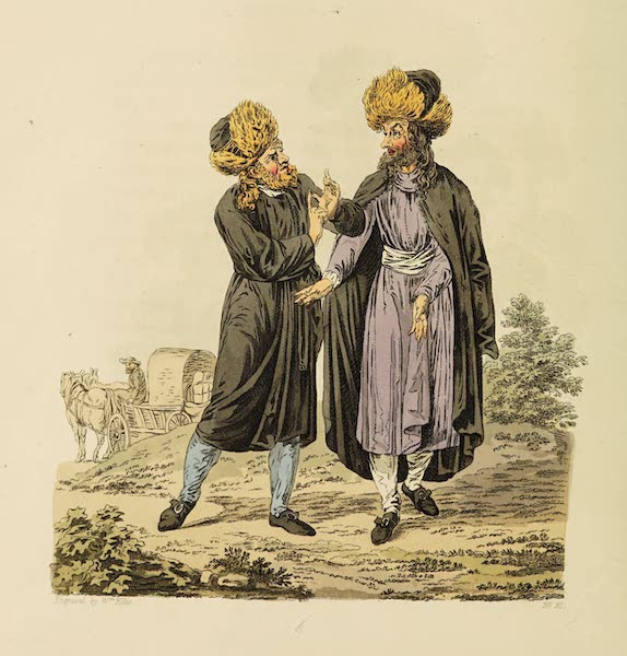 The Costume of the Hereditary States of the House of Austria - A Polish Jew (1804)