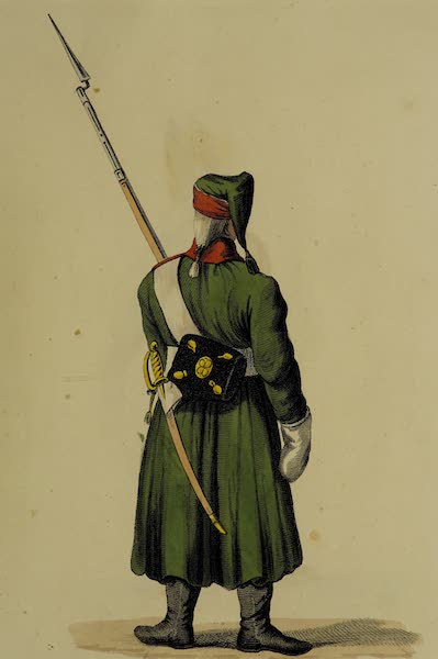 The Costume of the Russian Army - Guard at Night (1807)