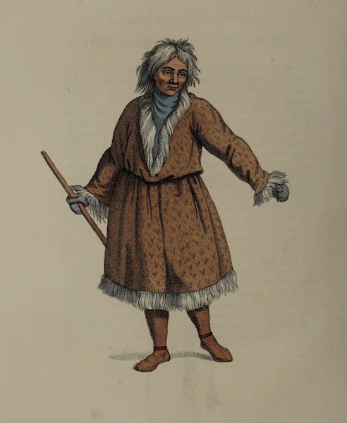 The Costume of the Russian Empire - An Inhabitant of Kamtshatka, in his winter dress (1803)