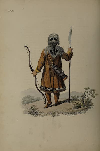 Back Figure of a Yakut in his Hunting Dress