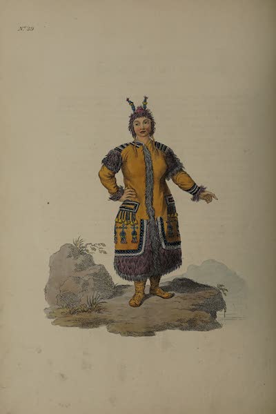 The Costume of the Russian Empire - A Female Yakut (1811)