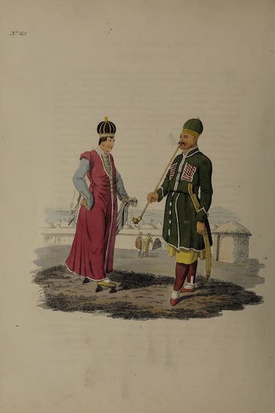 A Circassian of distinction in his ordinary Dress, and a Princess of that Nation