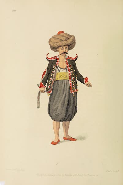 The Costume of Turkey - A Saka or Turkish Water Carrier (1802)