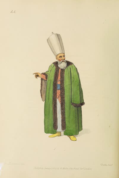 The Costume of Turkey - A Member of the Divan (1802)