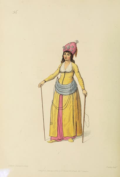 The Costume of Turkey - An Attendant of the Harem of the Grand Signior (1802)