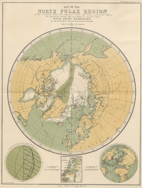 Map of the North Polar Region