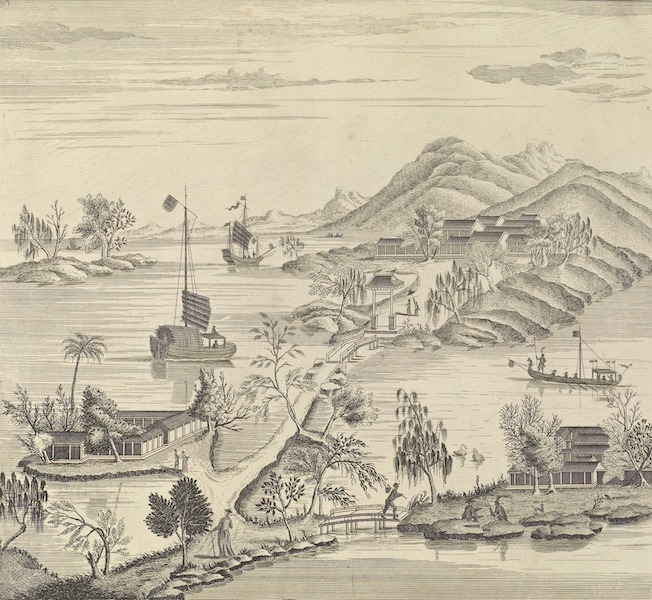 The Emperor of China's Palace at Pekin - The Way like the Herb Chi, and the Banks like the Clouds of Heaven (1753)