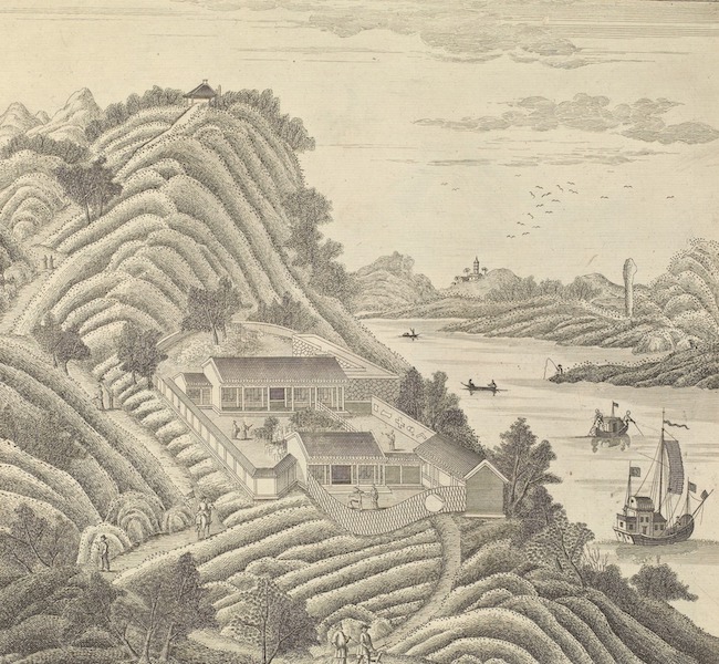 The Emperor of China's Palace at Pekin - The great Rock and black Tree (1753)