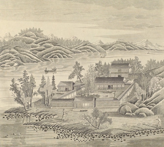 The Emperor of China's Palace at Pekin - The Sweet-Scented Water, and compleat Mountains (1753)